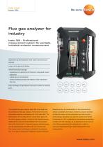 Flue gas analyzer for  industry