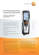 Humidity/temperature measuring instrument - testo 635