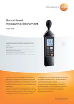 Sound level measuring instrument - testo 815