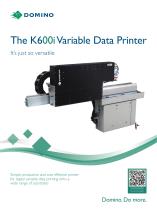 The K600i Variable Data Printer