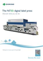 The N730i digital label press