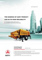 SANY HBT6013C-5D Trailer-Mounted Concrete Pump