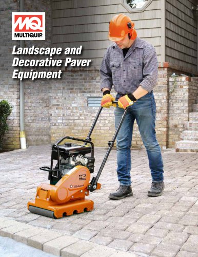 Landscape and Decorative PaverEquipment