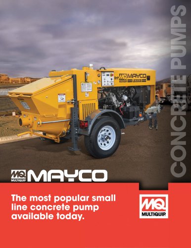 Mayco Concrete Pumps Brochure