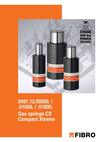 Gas spring CX, Compact Xtreme