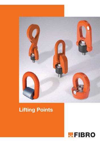 Lifting Points shanks, lifter studs, eyebolts, clamping claws, screws and bolts