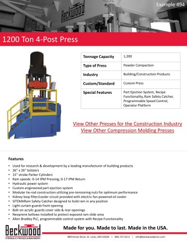 1200 Ton 4 - Post Press