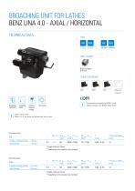 Product sheet: Broaching unit BENZ LINA 4.0 AXIAL HORIZONTAL for machining centers