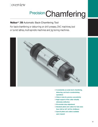 Nobur® JB Automatic Back-Chamfering Tool