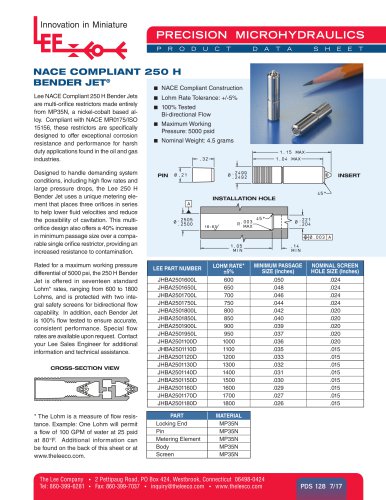 NACE 250H BenderJet