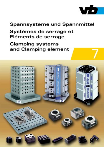 Clamping systems - Vises - Cubes - Grid plates