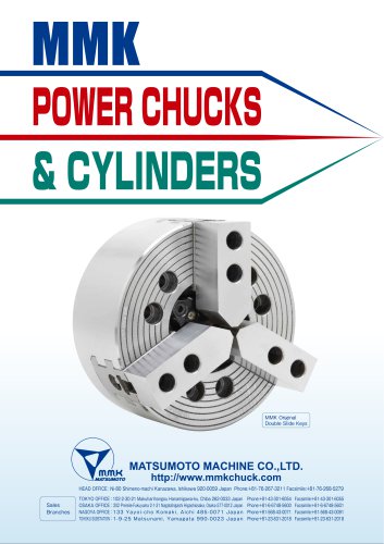 POWER CHUCKS & CYLINDERS