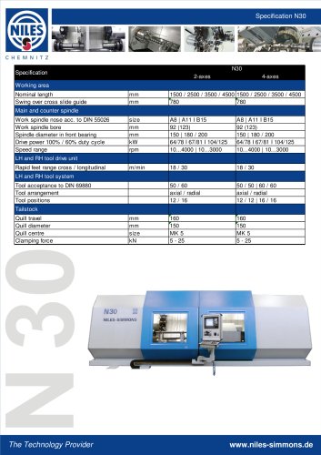 CNC-Lathes N-Series N 30