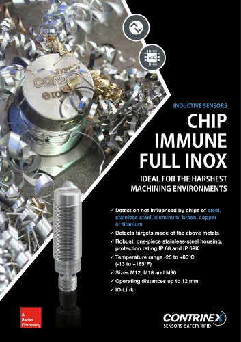 Inductive sensors - Chip immune - Full Inox