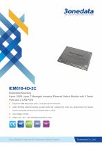 3onedata | IEM618-4D-2C | 8-port Embedded Industrial Ethernet Switch Module