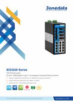 3onedata | IES3020-4GS | Unmanaged | DIN rail | 16 port Industrial Ethernet Switch with 4 Gigabit SFP sockets