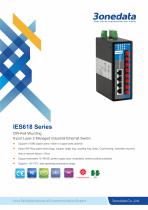 3onedata | IES618| Managed | DIN rail | 8 ports Industrial Ethernet Switch | automation and security