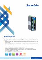 3onedata | IES6300 | DIN rail | Managed | 10/12 port Industrial Ethernet Switch | PoE Optional