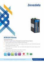 3onedata | IES6320 Series Datasheet | 5-Port Gigabit/10Gigabit Unmanaged Industrial Ethernet Switch