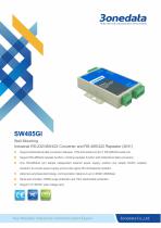 3onedata | SW485GI | Industrial RS-232/485/422 Converter and Repeater