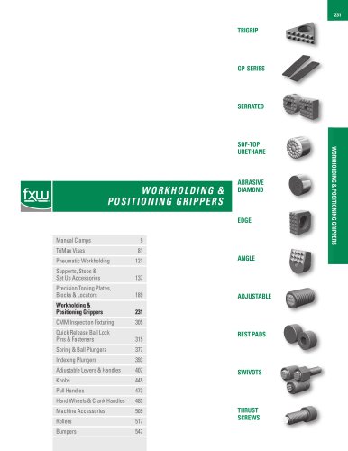 WORKHOLDING & POSITIONING GRIPPERS