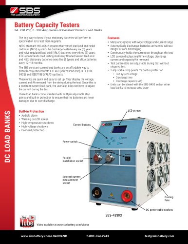 SBS-1110S load bank