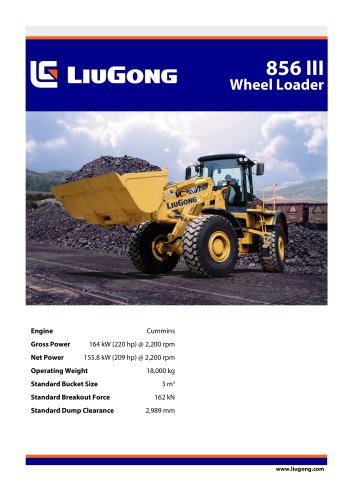 856III TC (tool carrier/ parallel linkage) Wheel Loaders