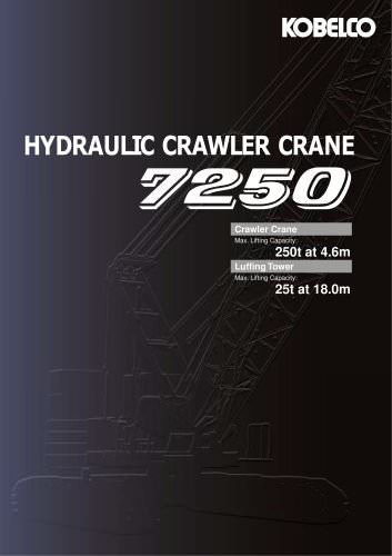 hydraulic crawler cranes 7250