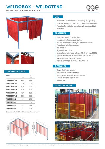 WELDOBOX-WELDOTEND - GGE data sheet