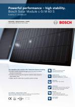 Bosch Solar Module c-Si M 60 S EU44117 I EU44123 (255 - 270 Wp)