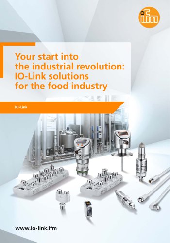 IO-Link solutions for the food industry