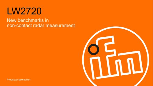 LW2720 - Radar Level Sensor