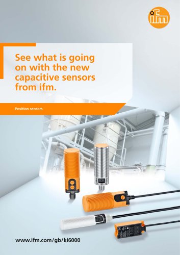 See what is going on. Only with the new capacitive sensors from ifm.