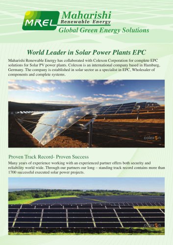 Solar Power Plants