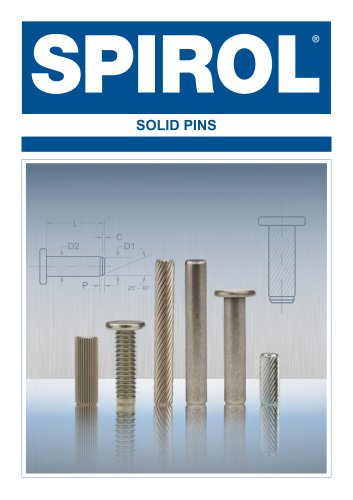 SPIROL Solid Pins Catalog DP100