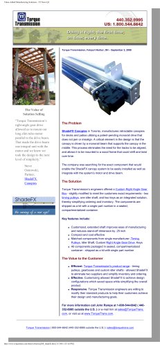 Newsletter 3rd Quarter 2008