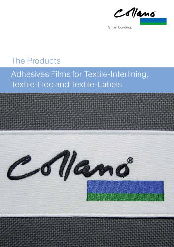 Adhesives Films for Textile-Interlining, Textile-Floc and Textile-Labels