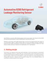 Cubic Automotive R290 Refrigerant Leakage Monitoring Sensor AM4206 Brochure