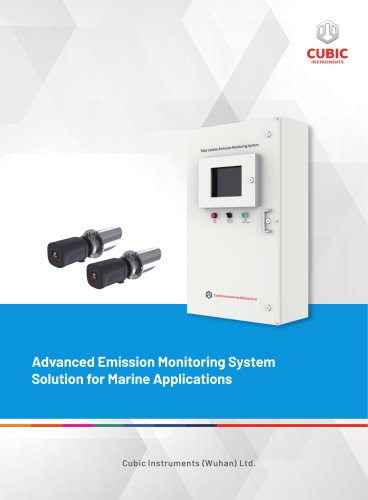 Cubic Instruments Advanced Carbon Emission Monitoring System Solution for Marine Applications