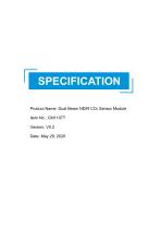 Dual Beam NDIR CO2 Sensor-CM1107T