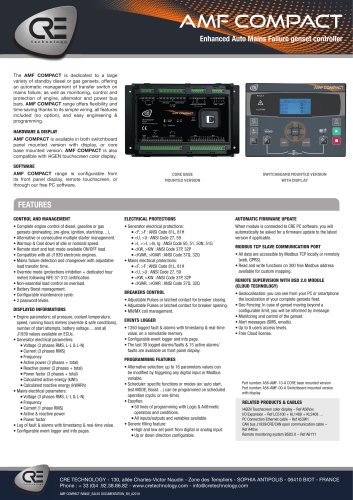 AMF COMPACT SALES DOCUMENTATION