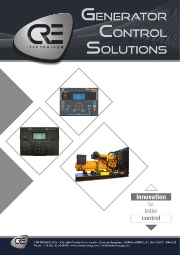 GENERATOR CONTROL SOLUTIONS