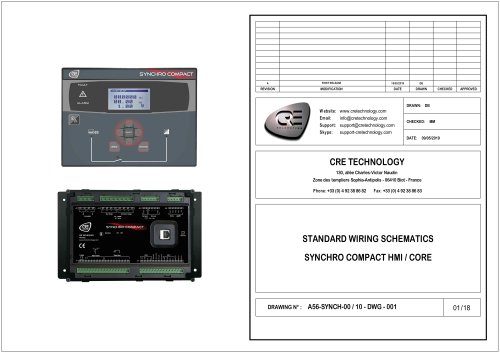 synchro compact hmi core standard wiring schematics revision a 19-05-2019