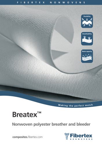 Breatex - Nonwoven breather and bleeder fabric for composite processing