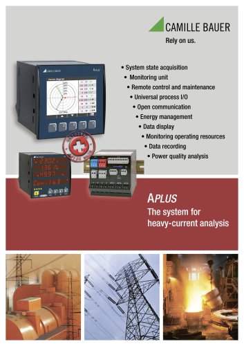 APLUS - The system for heavy-current analysis