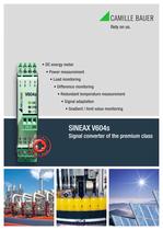 SINEAX V604s - Signal converter of the premium class