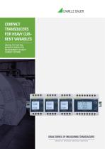 SIRAX Series of measuring transducers