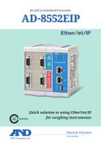 AD-8552EIP  RS-232C to EtherNet/IP Converter