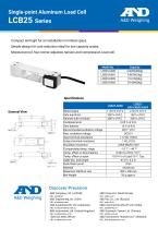 Single-point Aluminum Load Cell LCB25 Series