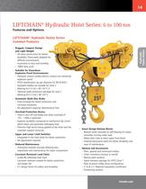 LIFTCHAIN® Hydraulic Hoist